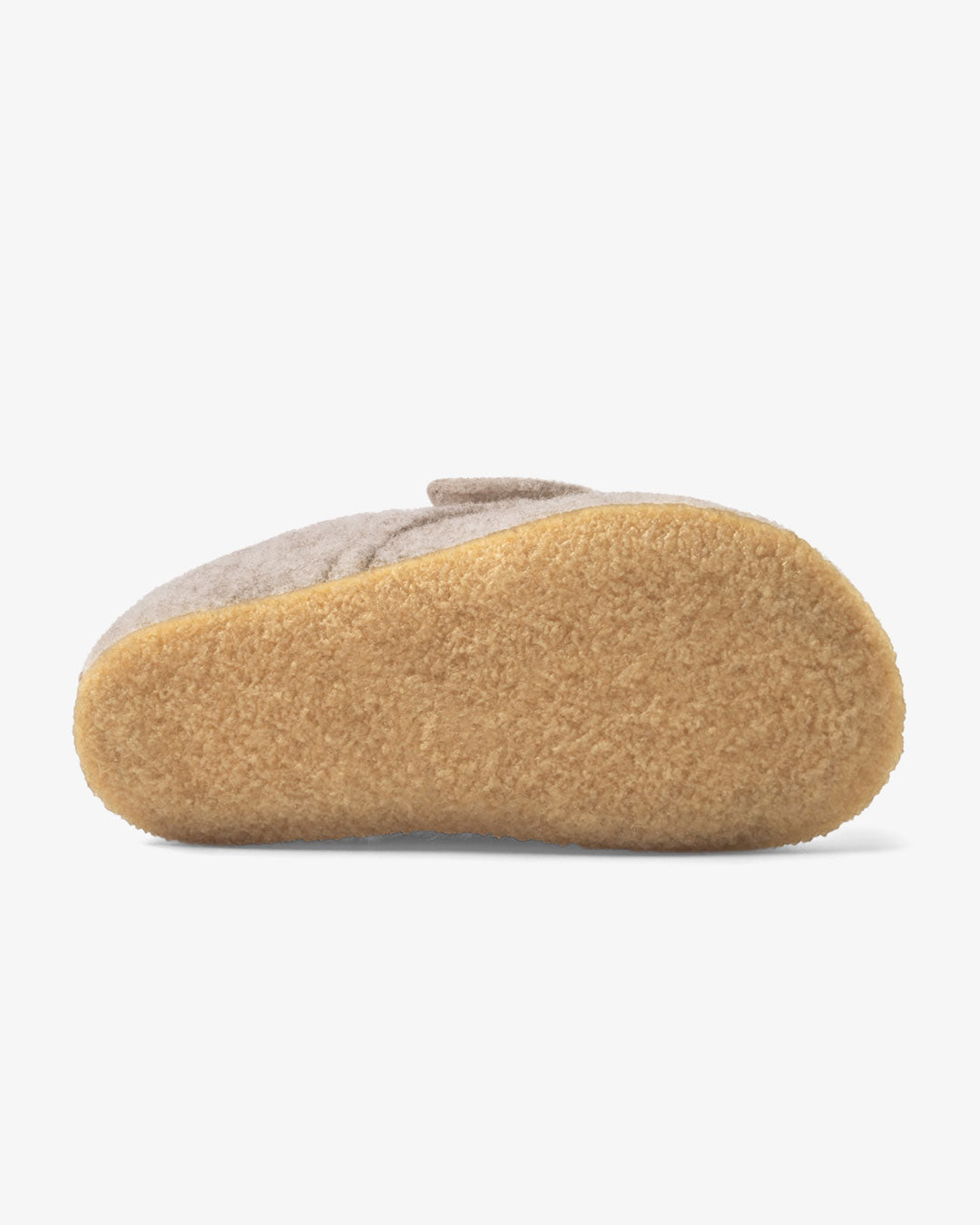 Pantoufles en feutre de laine pour enfants – Beige