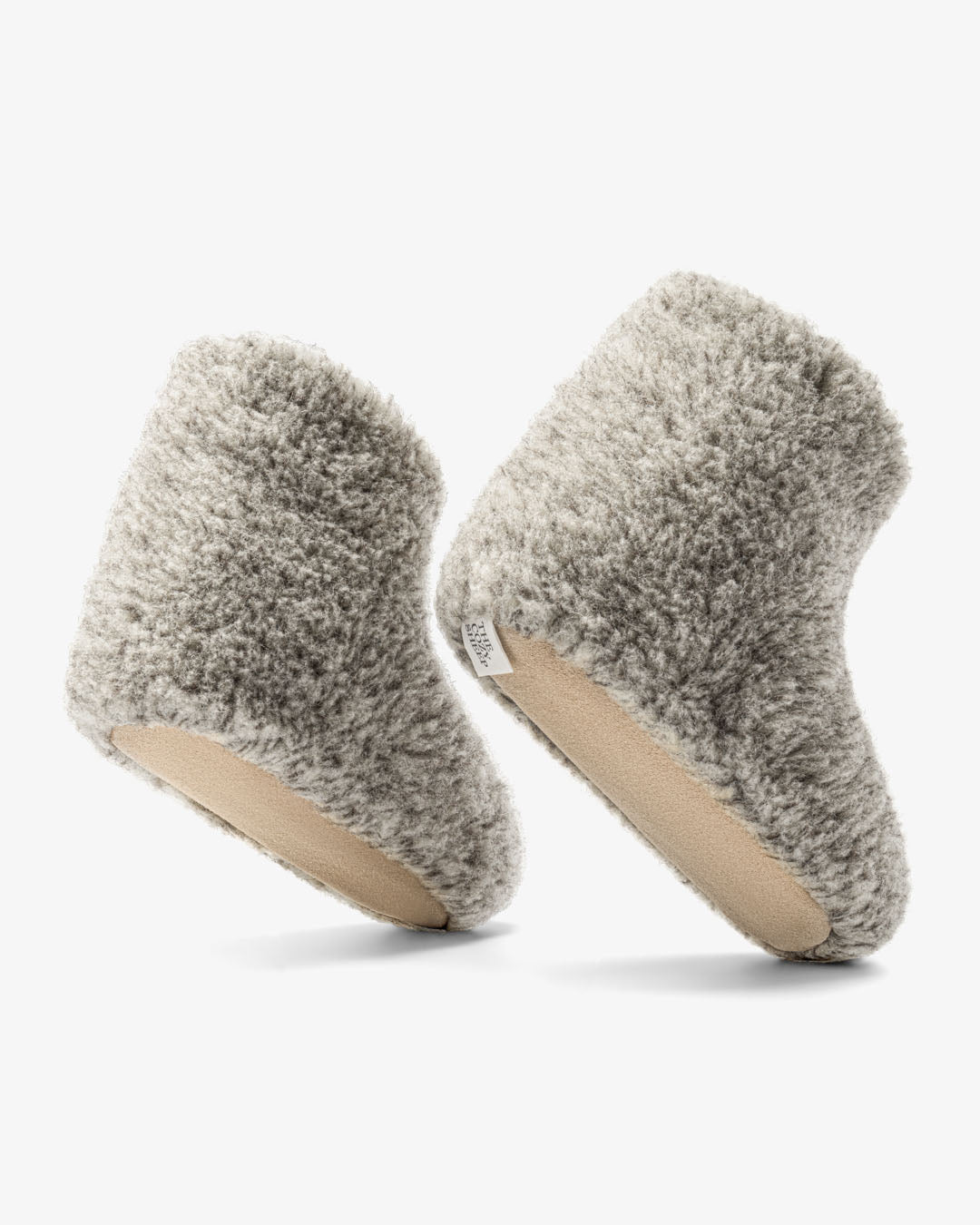 Pantoffels voor kinderen - Lichtgrijs (hoog model)