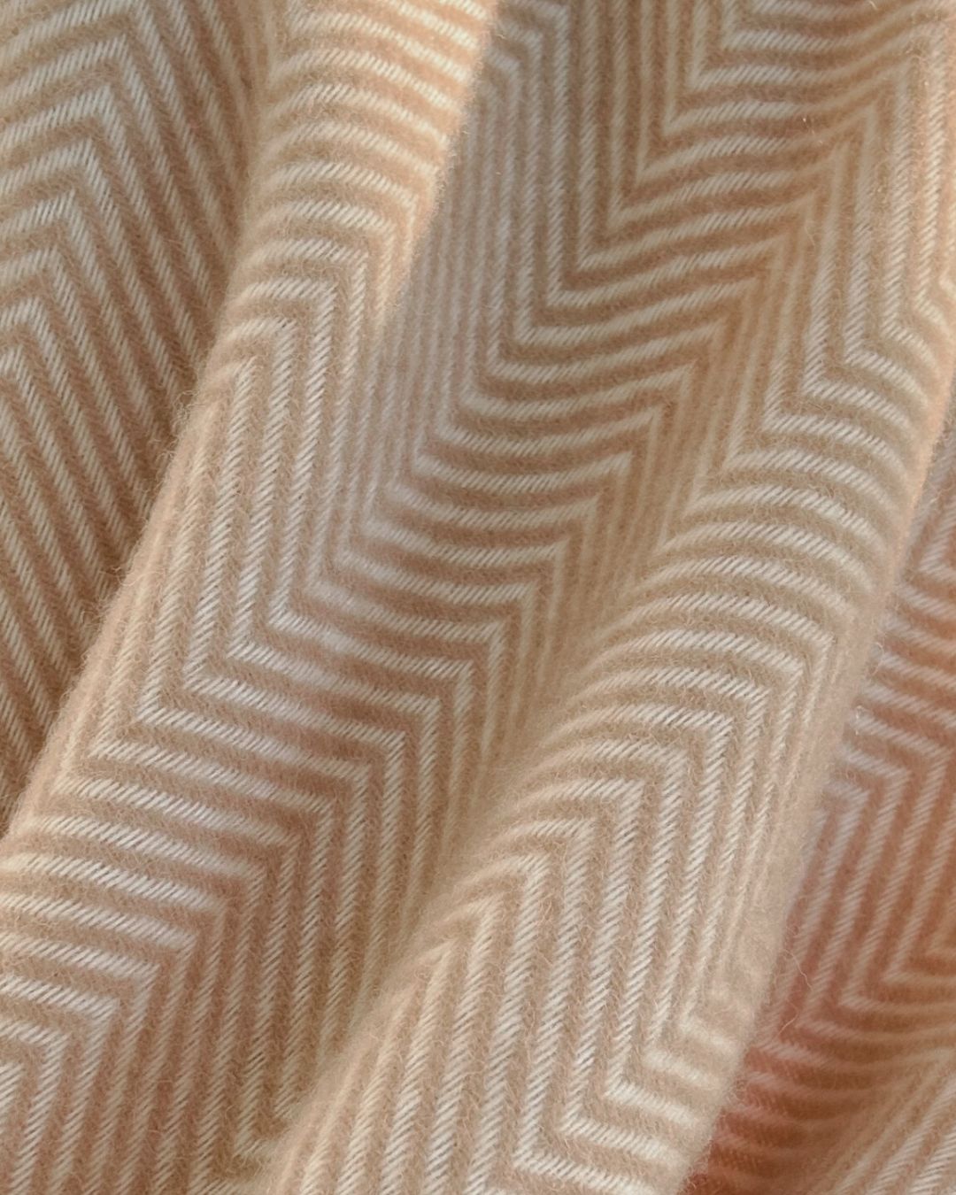 Couverture en laine - Beige