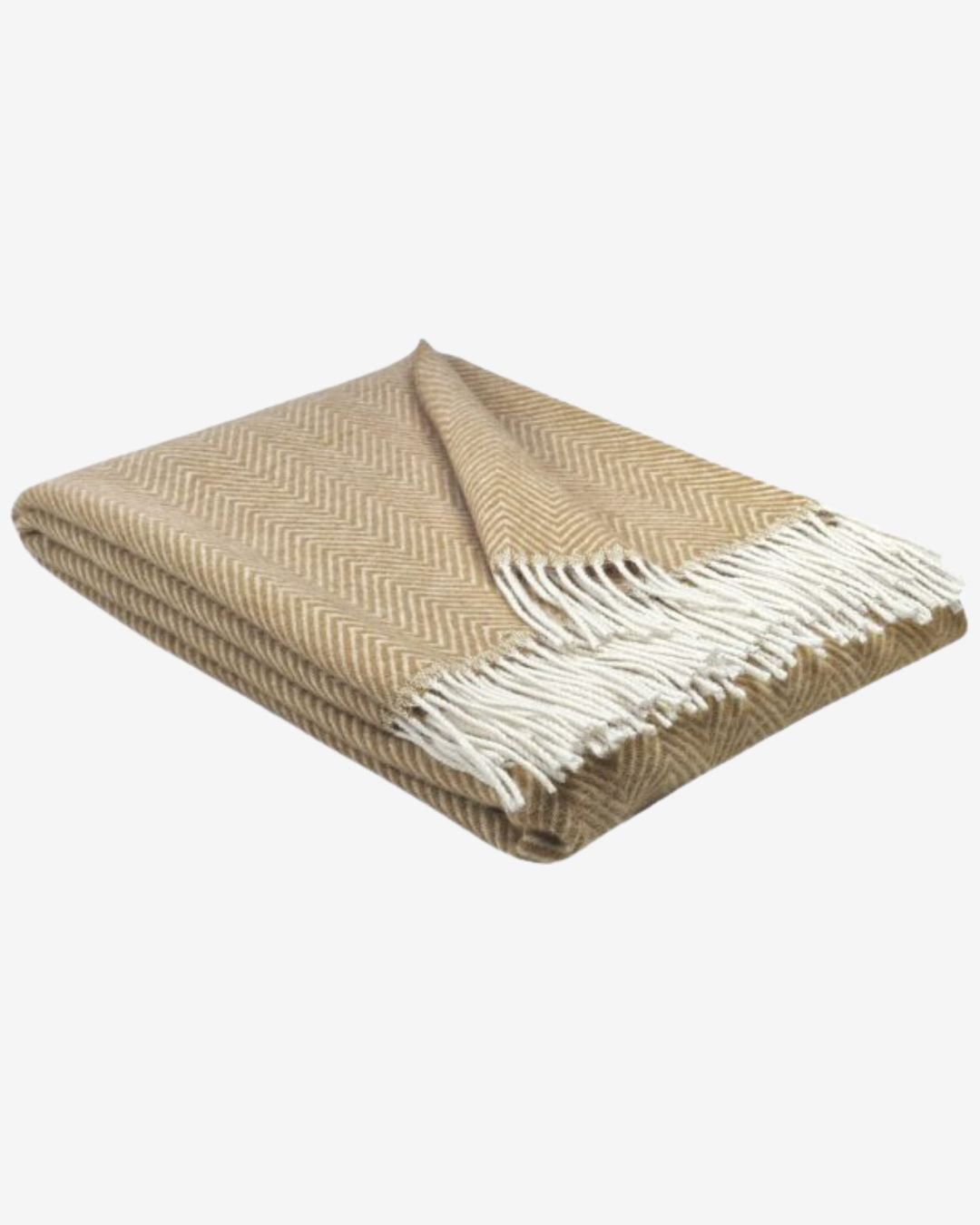 Couverture en laine - Beige