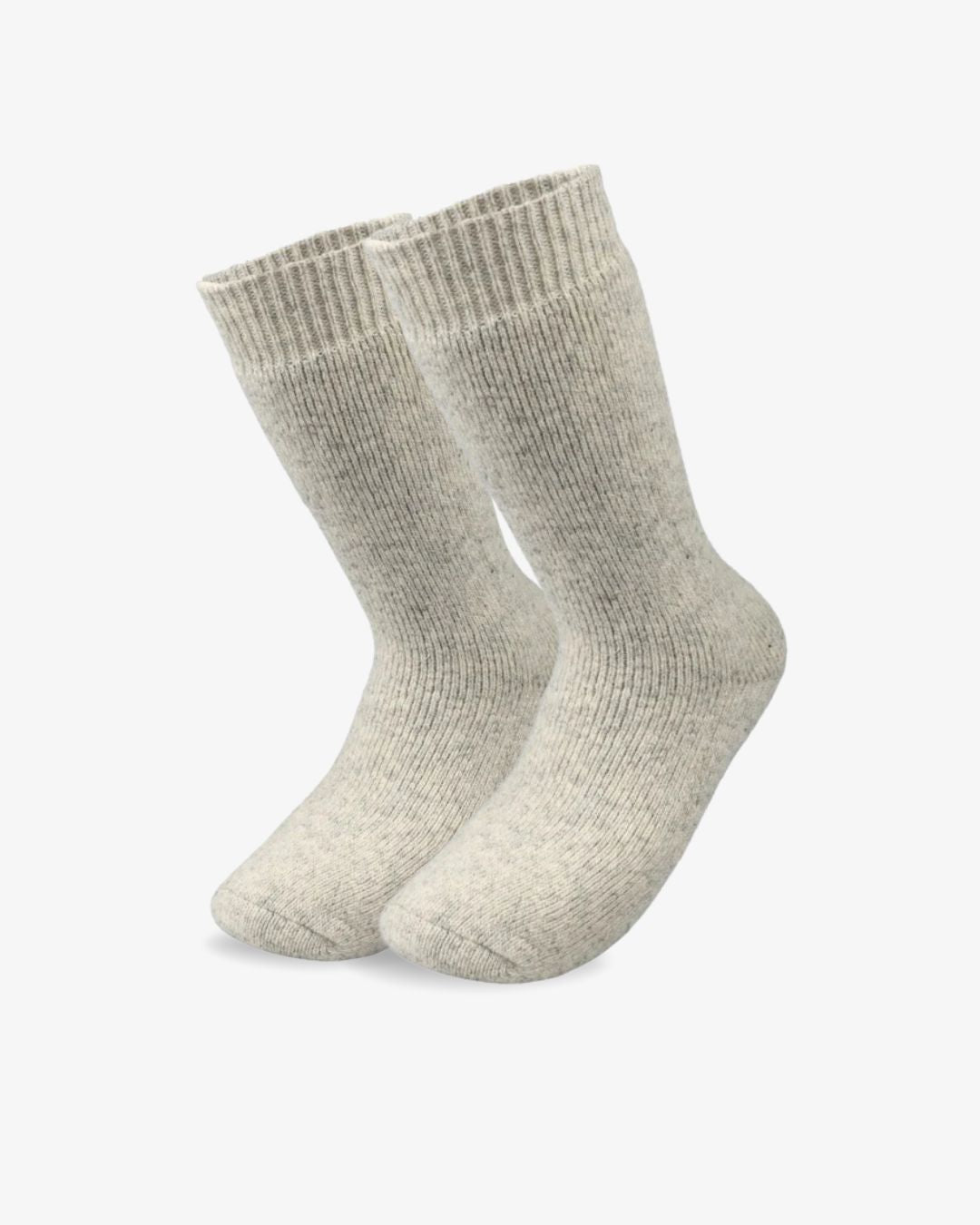 Chaussettes thermiques en laine – Gris clair
