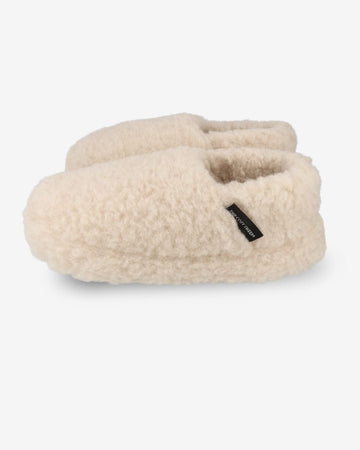 Chaussons en laine mérinos – Beige