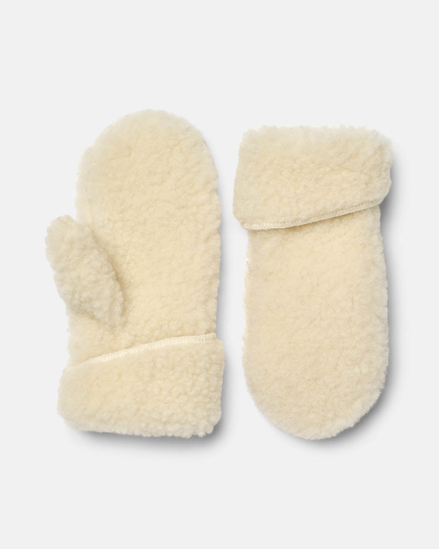 Moufles en laine - Blanc