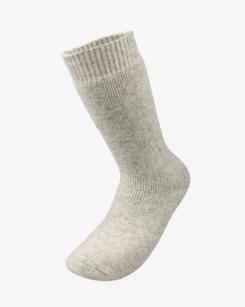 Chaussettes thermiques en laine – Gris clair